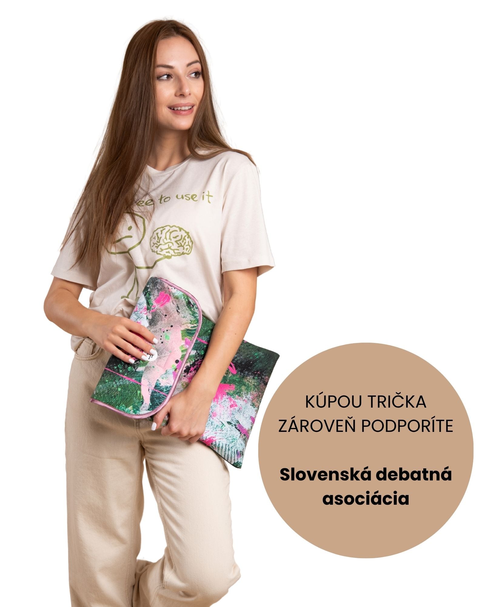 Tričko s grafikou Feel free to use it