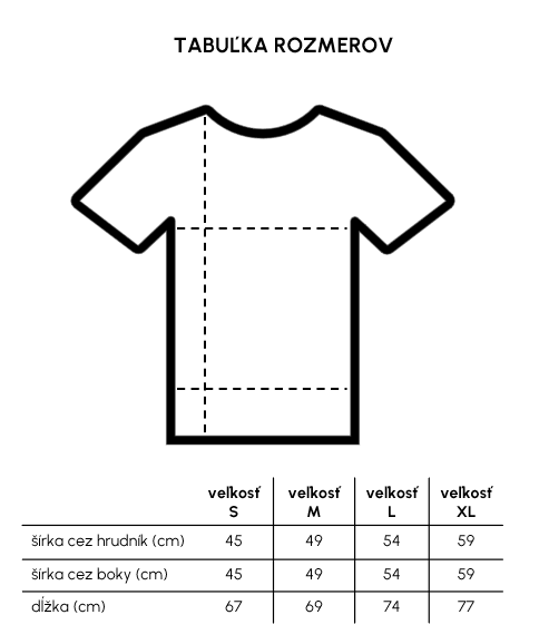 Rozmer trička
