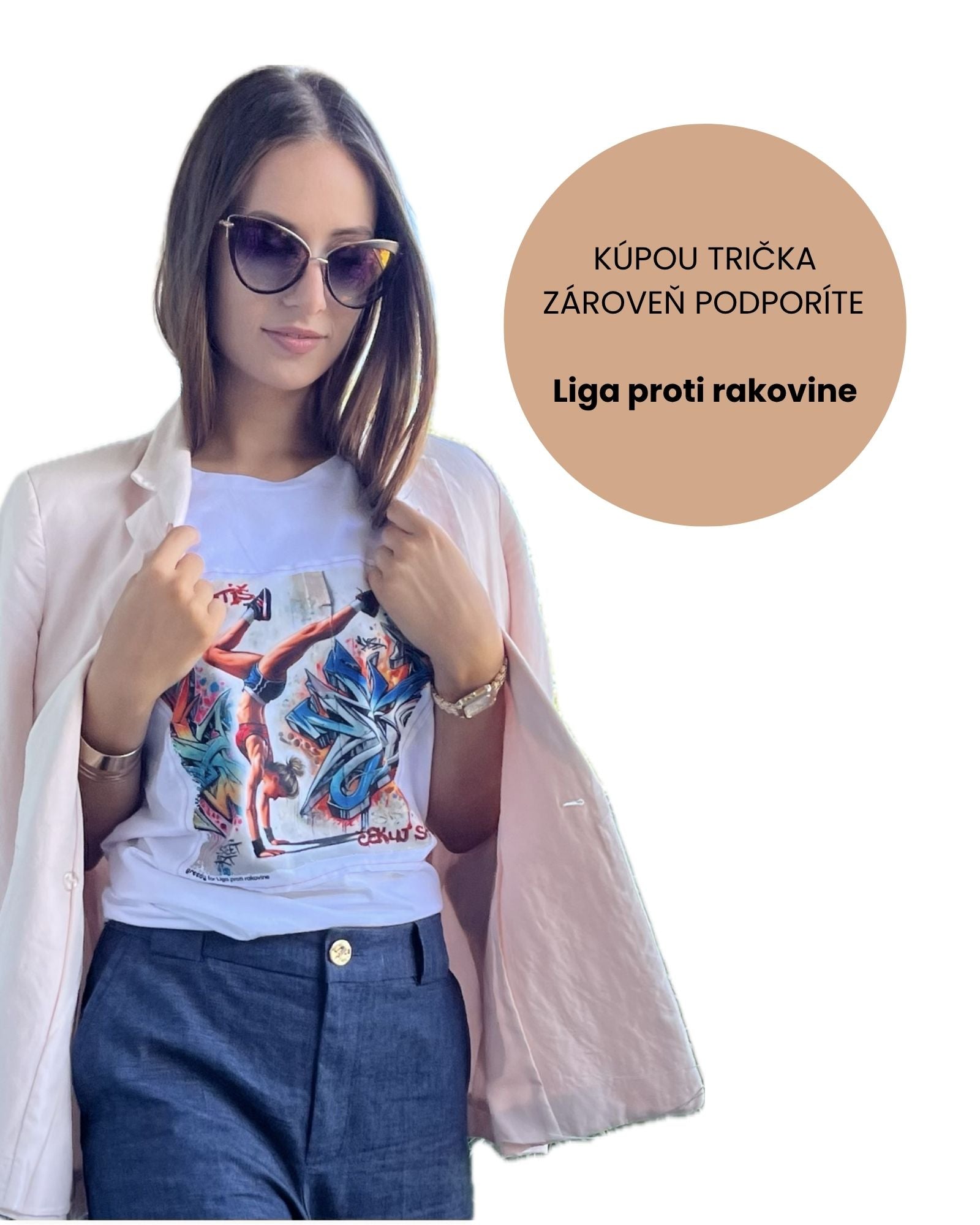 Biele tričko s grafikou To nevypotíš!