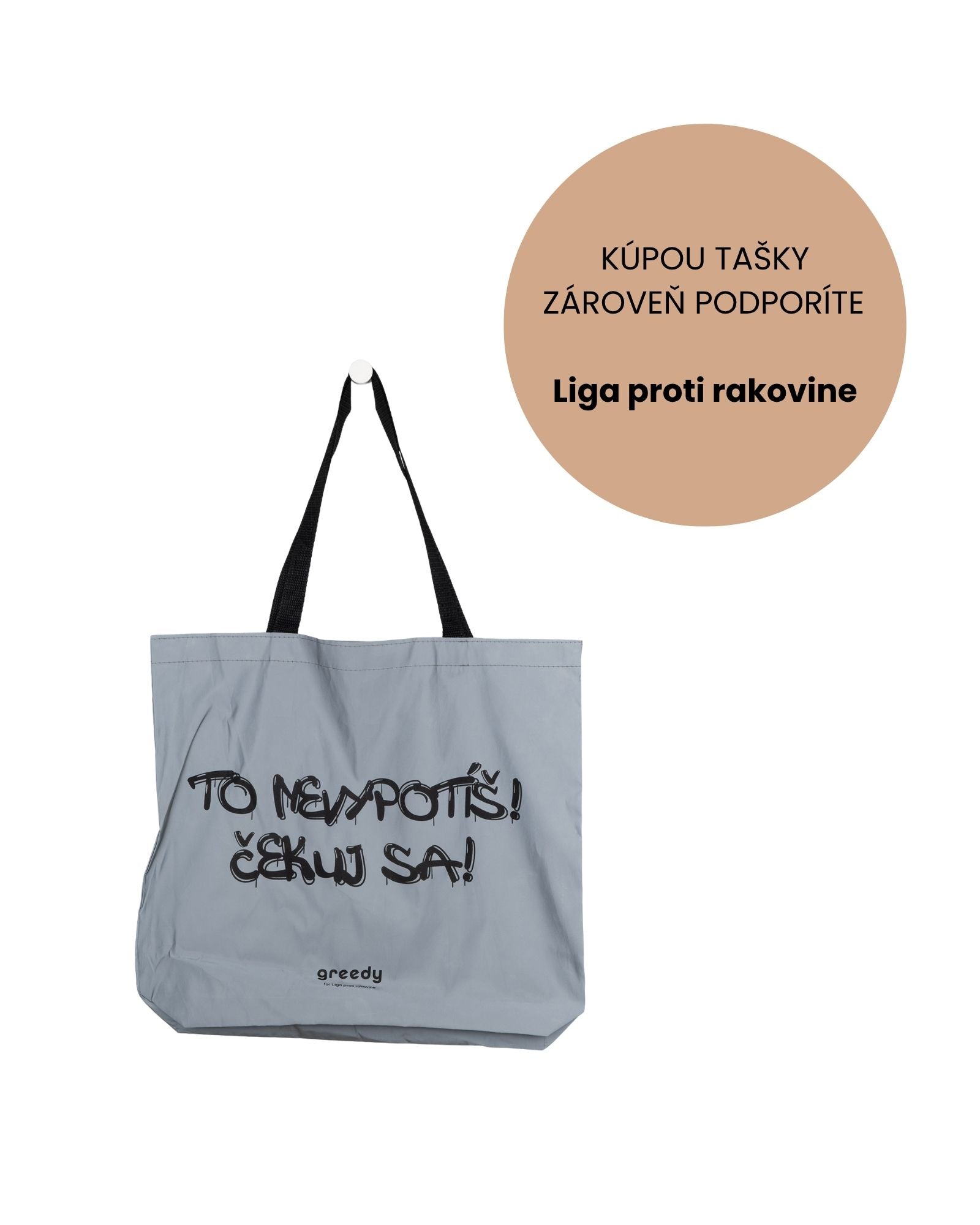 Reflexná nákupná taška To nevypotíš!