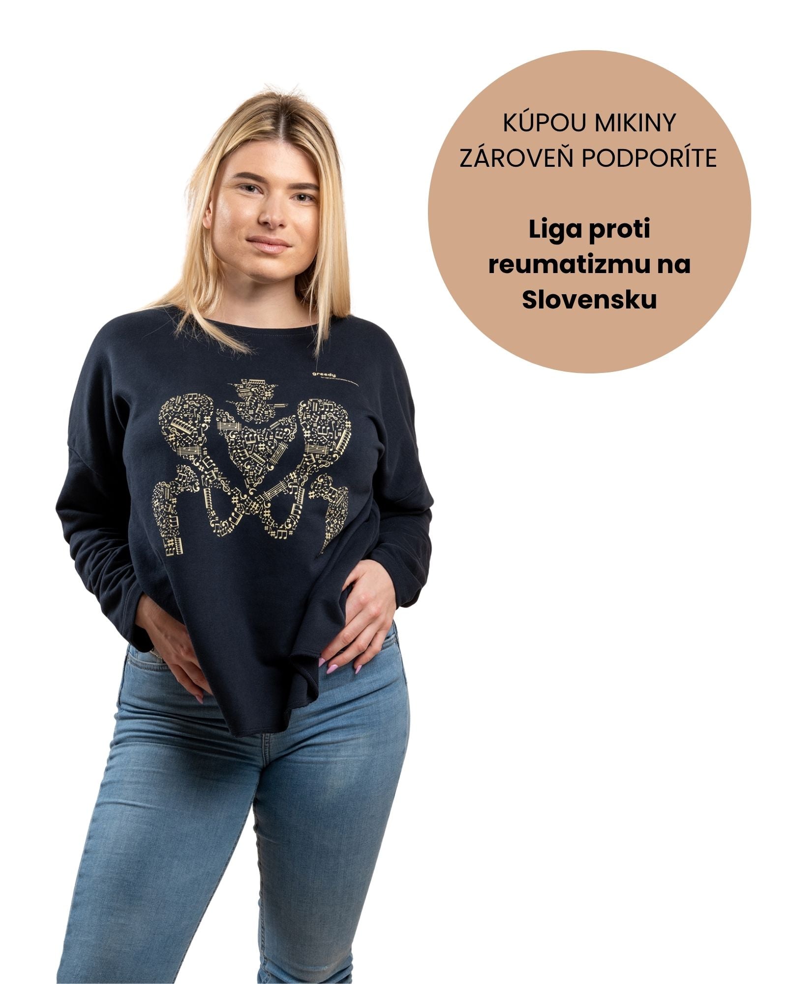 Mikina Hudba je Kostihoj