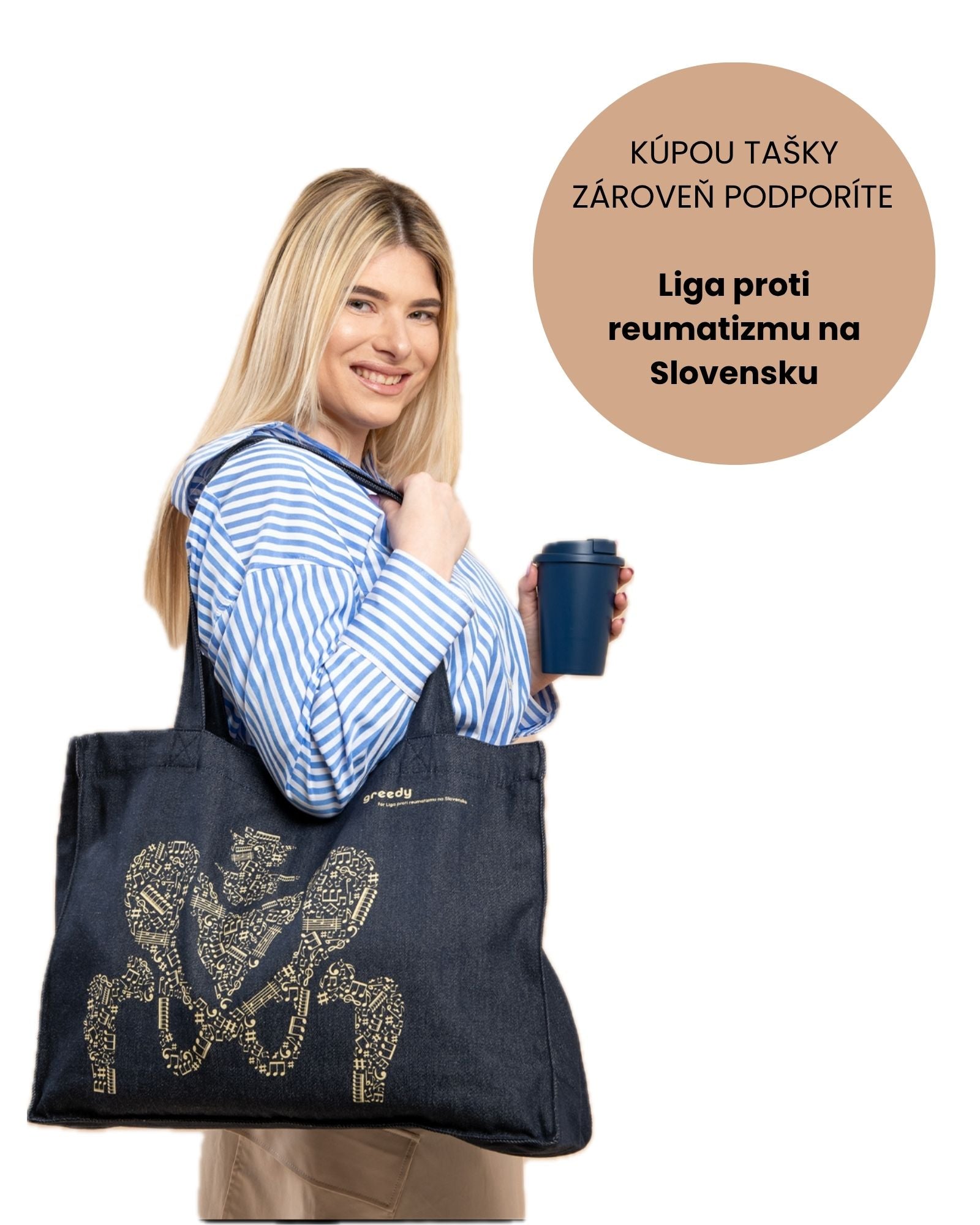 Nákupná taška s grafickou potlačou