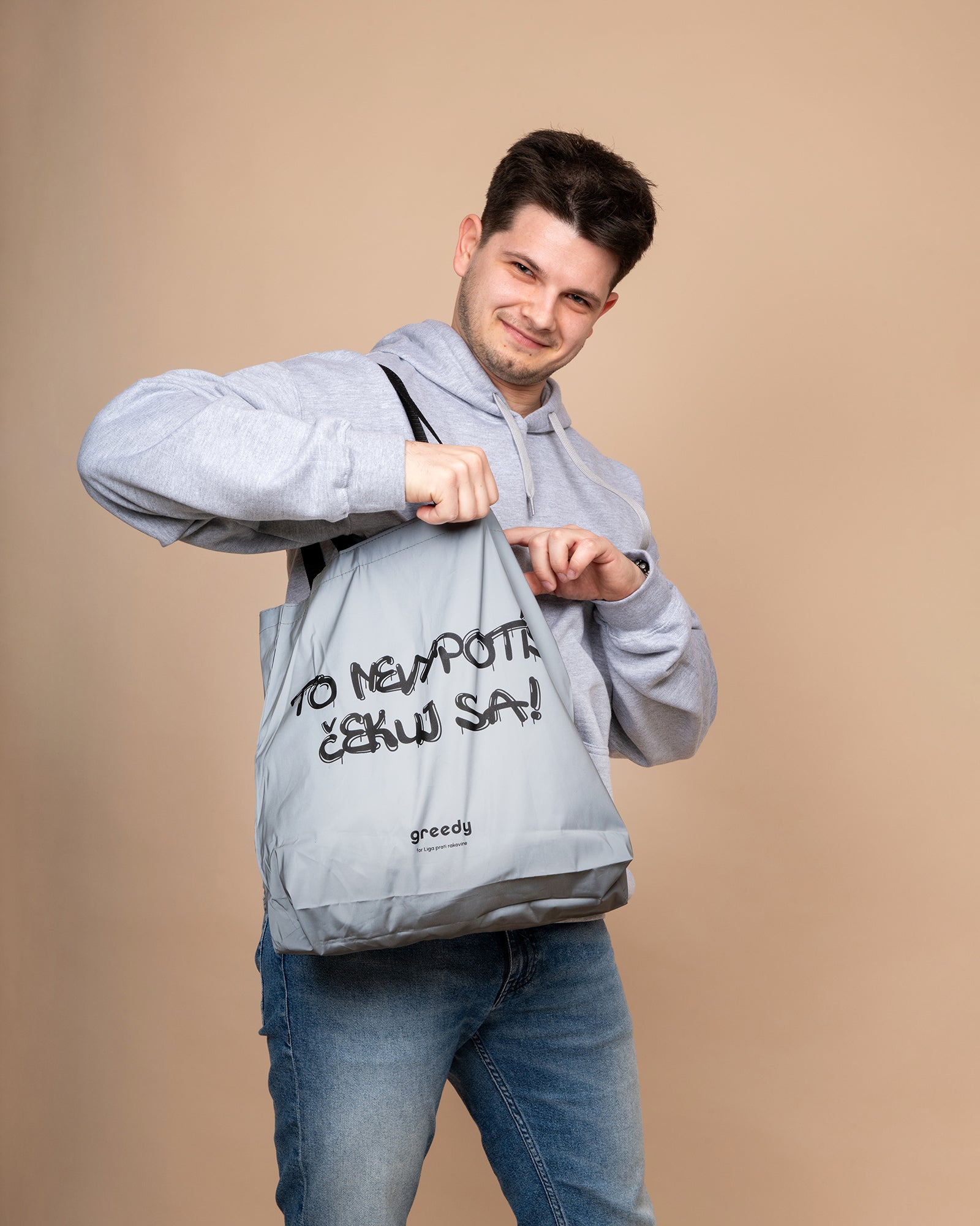 Reflexná nákupná taška To nevypotíš!