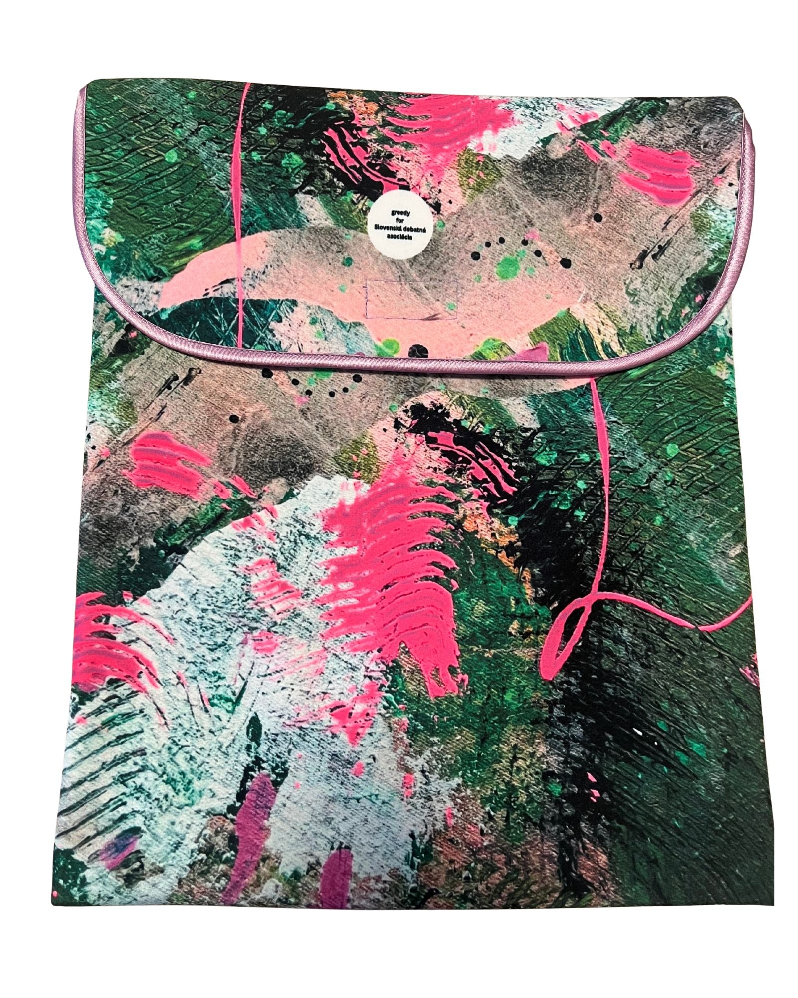 Štýlový obal na notebook s nápisom