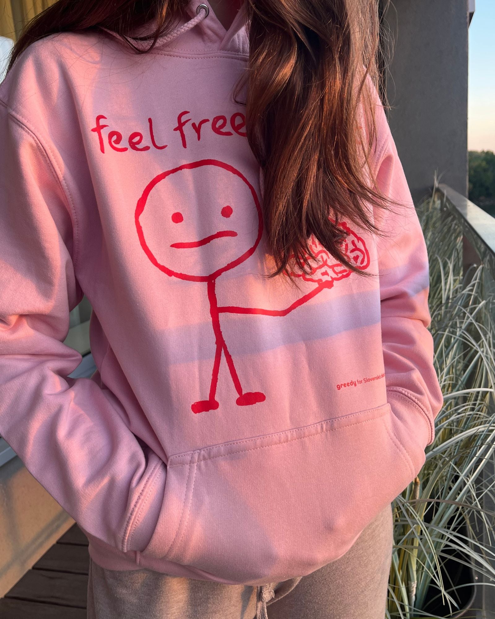 Mikina Feel free to use it