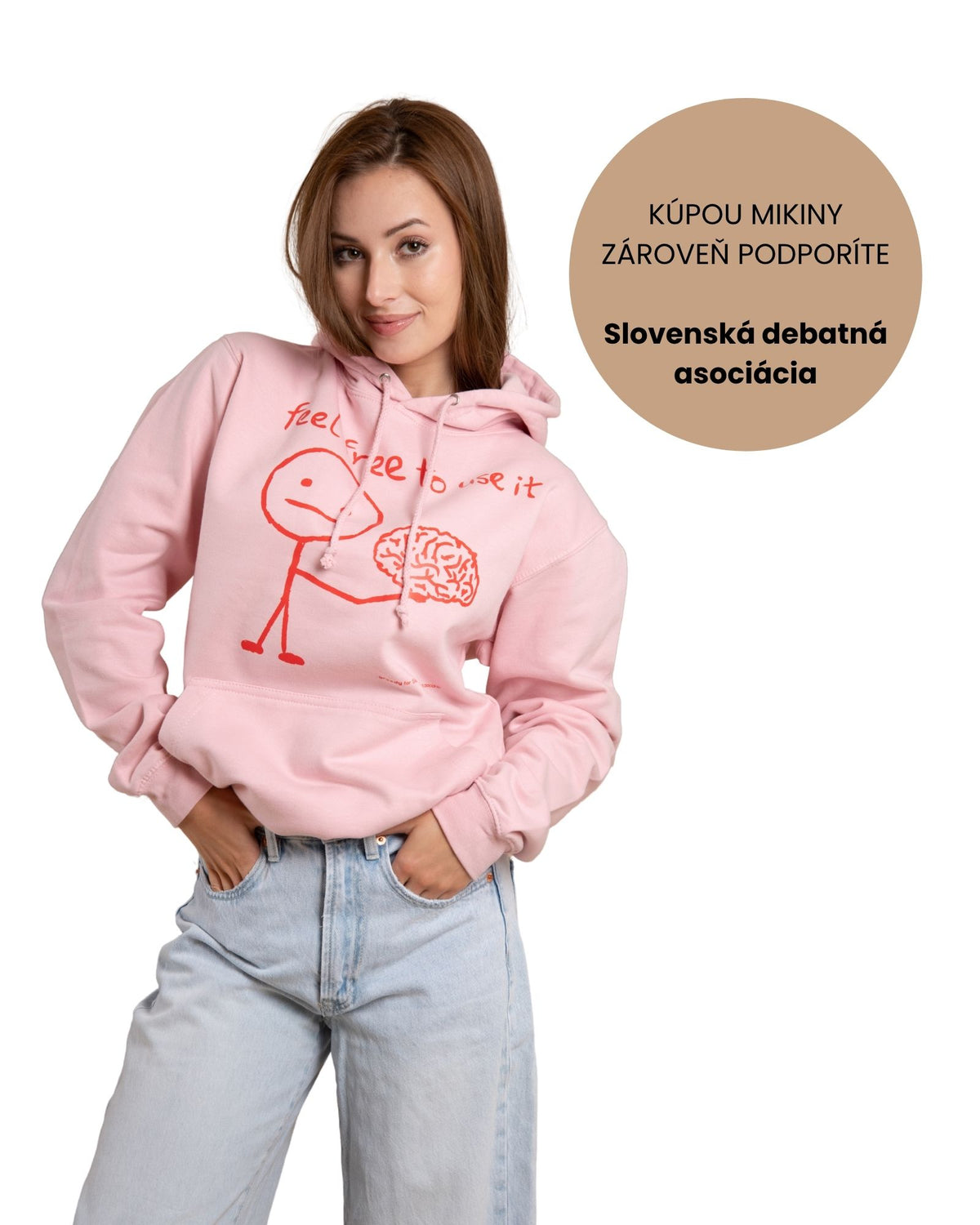 ethical pink hoodie